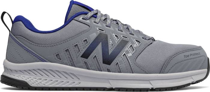 view #1 of: Deportivo antideslizante con puntera de aleaciÝn gris/azul real de hombre New Balance NBMID412G1