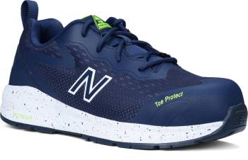 New Balance NBMIDLOGINA Logic, Men's, Navy/Lime Comp Toe, EH, PR, Low Athletic, Work Shoe