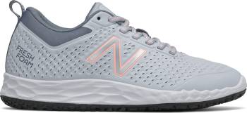 Zapato de trabajo, antideslizante, gris/rosa, de mujer, New Balance NBWID806P1 Fresh Foam