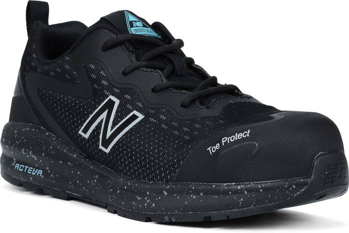 view #1 of: New Balance NBWIDLOGIBLE Logic, Women's, Black, Comp Toe, EH, PR, Low Athletic, Work Shoe