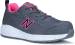 view #1 of: New Balance NBWIDLOGIGR Logic, Women's, Grey/Pink, Comp Toe, EH, PR, Slip Resistant, Low Athletic, Work Shoe