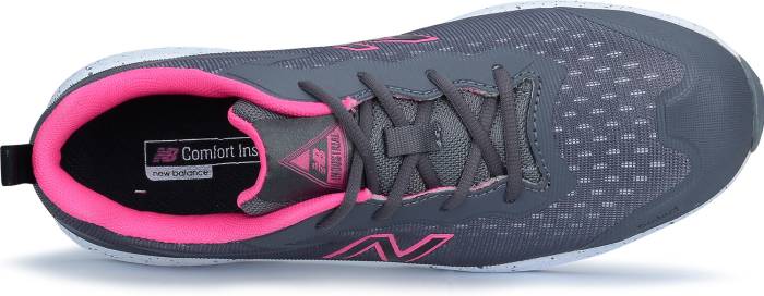 alternate view #4 of: New Balance NBWIDLOGIGR Logic, Women's, Grey/Pink, Comp Toe, EH, PR, Slip Resistant, Low Athletic, Work Shoe