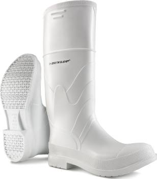 Onguard/Dunlop ON81011 Men's, White, Soft Toe, 16 Inch Pull On Boot