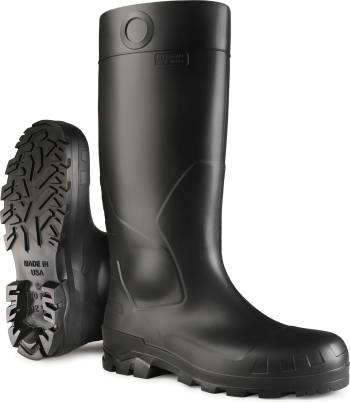 Bota de trabajo de 16 pulgadas resistente a perforaciones, con puntera de acero, negra para hombre Dunlop ON86779 Chesapeake