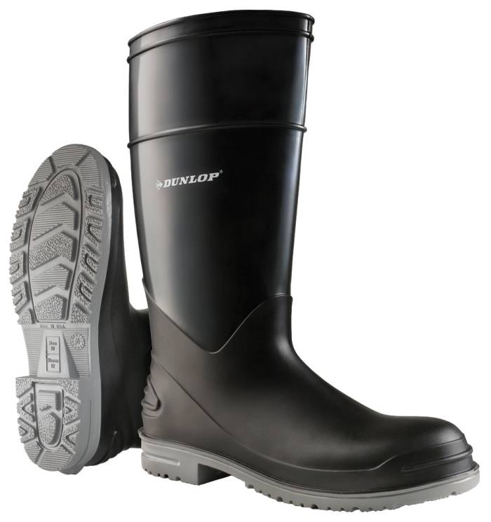 view #1 of: Bota Pull-on, Polyblend, EH, con puntera de acero, negra, de hombre, Dunlop ON89682 Goliat