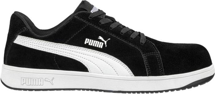 view #1 of: Puma PU640015 Men's, Black, Comp Toe, EH, Low Athletic, Work Shoe