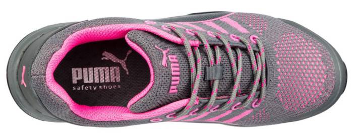 alternate view #2 of: Puma PU642915 Celerity Knit Low, Women's, Grey/Pink, Steel Toe, SD, Low Athletic