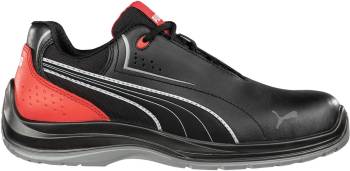 Zapato de trabajo antideslizante, EH, con puntera de material compuesto, negro, para hombre, Puma PU643415 Touring Low