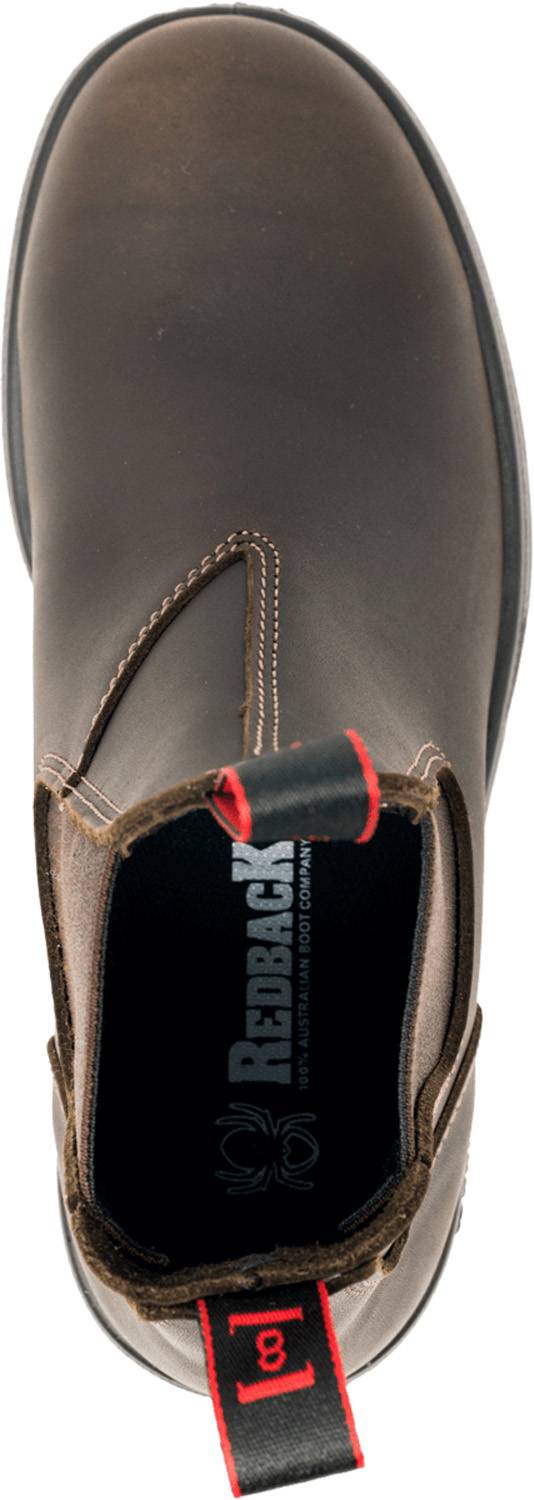 alternate view #4 of: Red Back REDUSNPU Nevada, Men's, Brown, Steel Toe, Slip Resistant, EH, Romeo, Slip On, Work Boot