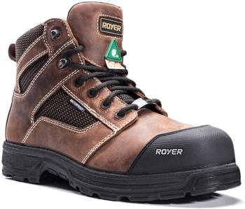 Bota de 6ápulgadas EH PR WP con puntera de material compuesto, marrÝn de hombre Royer RO5628AG Agility Arctic Grip