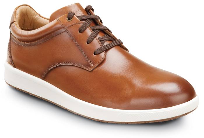 view #1 of: Florsheim SFE2642 Crossover Work, Men's, Cognac, Steel Toe, EH, MaxTRAX Slip Resistant, Casual Oxford Work Shoe