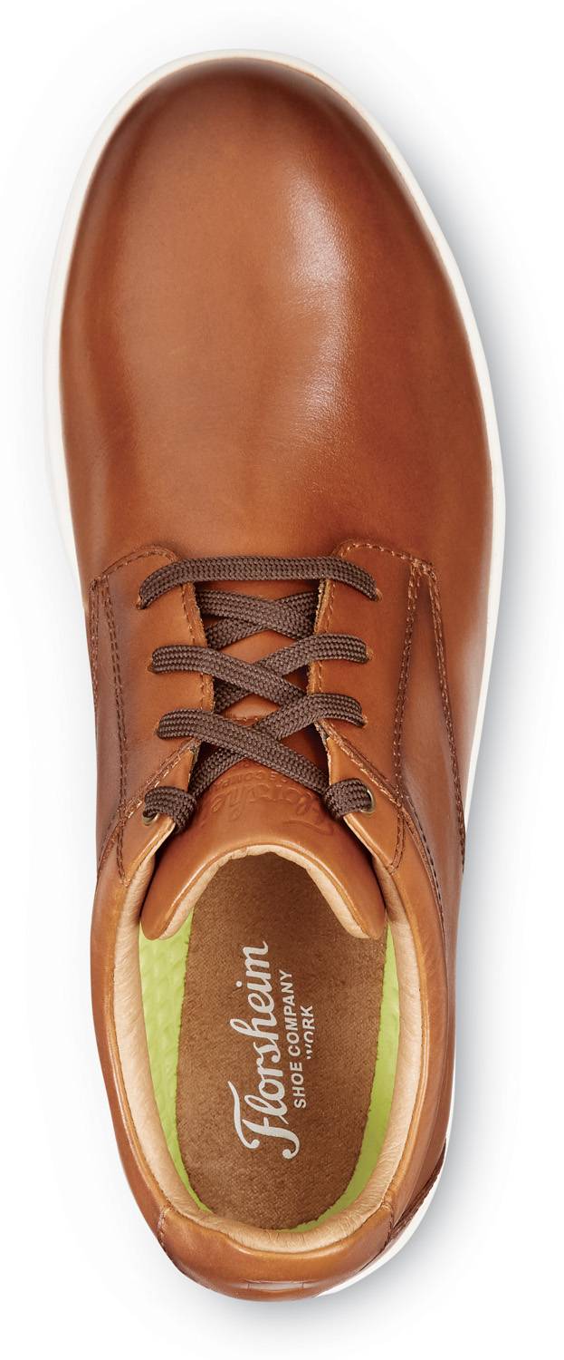 alternate view #4 of: Florsheim SFE2642 Crossover Work, Men's, Cognac, Steel Toe, EH, MaxTRAX Slip Resistant, Casual Oxford Work Shoe