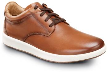 Florsheim SFE2646 Crossover Work, Men's, Cognac, Soft Toe, EH, MaxTRAX Slip Resistant, Casual Oxford Work Shoe