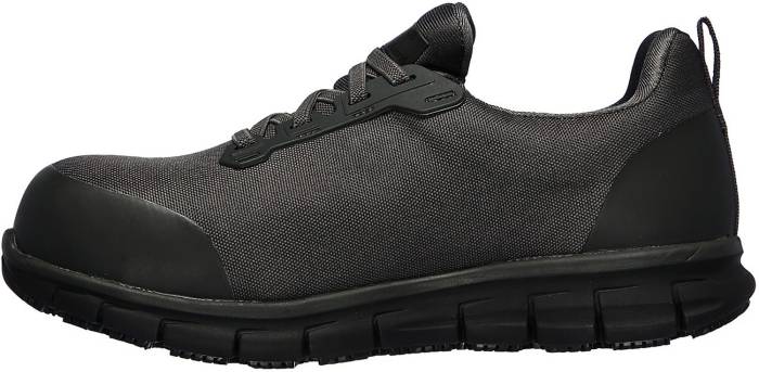 alternate view #3 of: SKECHERS Work SK108003CHAR Irmo, Women's, Charcoal, Alloy Toe, EH, Slip Resistant, Work Oxford