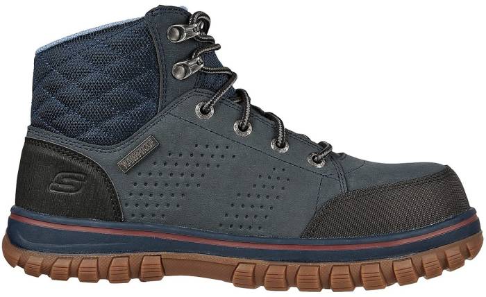 alternate view #2 of: SKECHERS Work SK108004NVBK McColl, Women's, Navy/Black, Comp Toe, EH, WP, 4 Inch Work Boot