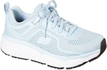 Zapato de trabajo atlÒtico con puntera blanda, celeste/blanco de mujer SKECHERS Work SK108029LBLW Banham