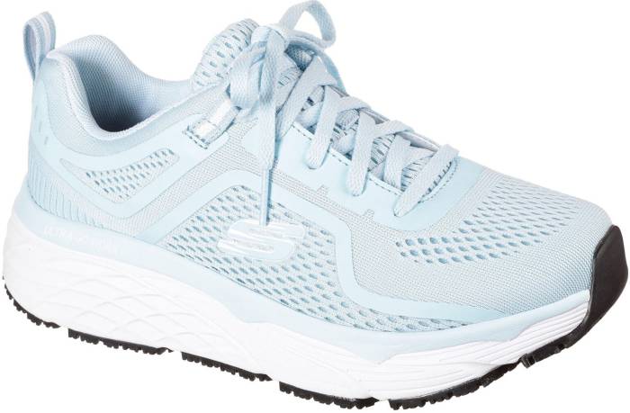 view #1 of: SKECHERS Work SK108029LBLW Banham, Women's, Light Blue/White, Soft Toe, Athletic, Work Shoe