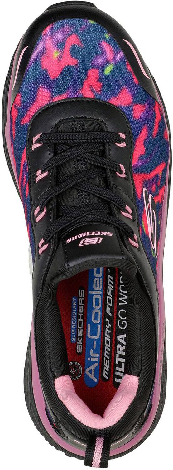 alternate view #4 of: SKECHERS Work SK108036BKMT Rastip, Women's, Black/Multi, Soft Toe, Slip Resistant Athletic