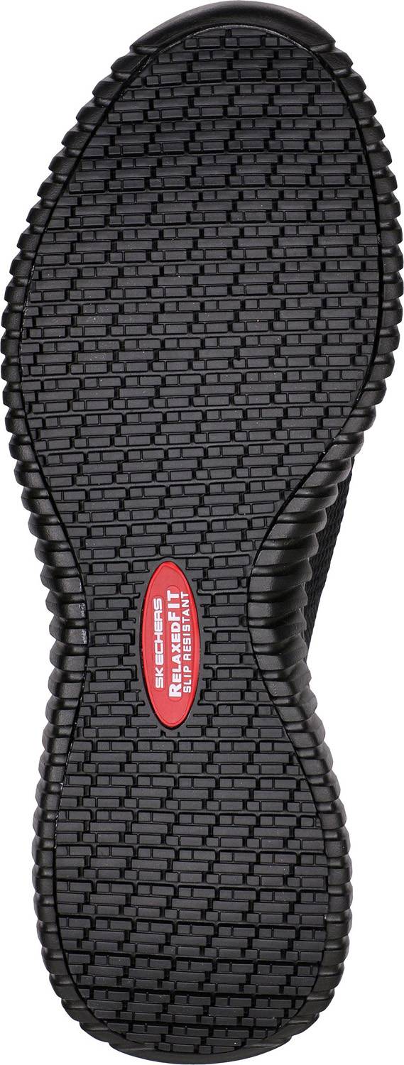 alternate view #5 of: SKECHERS Work SK200171BLK Cessnock-Ryland Hands Free Slip-ins™, Men's, Black, Soft Toe, EH, Slip Resistant, Athletic Work Shoe