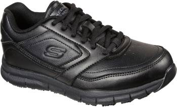 SKECHERS Work SK77235BLK Nampa-Wyola, Women's, Black, Soft Toe, EH, Slip Resistant Athletic