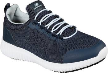 Deportivo bajo, con puntera blanda, azul marino, de mujer, Skechers SK77260NVY Cessnock-Carrboro