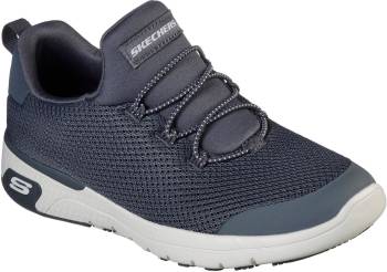 SKECHERS Work SK77281CHAR Marsing-Waiola, Women's, Charcoal, Soft Toe Casual