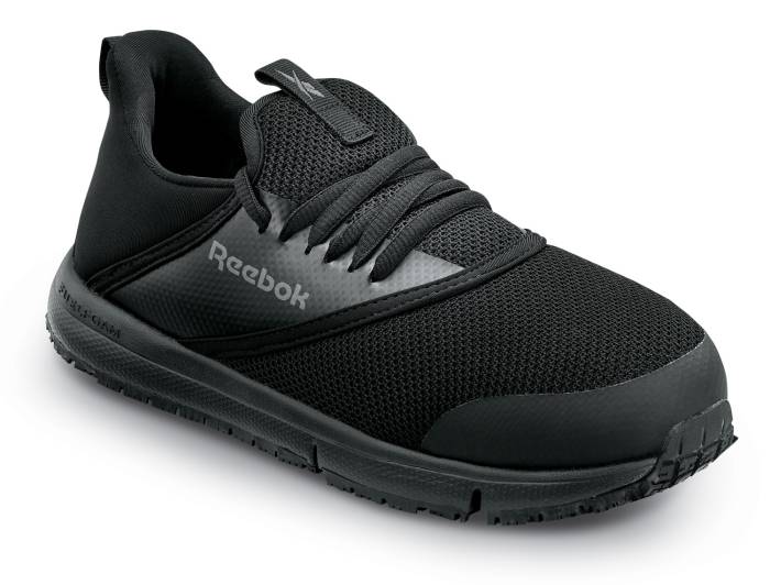 view #1 of: Reebok Work SRB061 DayStart Work, Women's, Black, Steel Toe, EH, MaxTRAX Slip Resistant, Low Athletic, Work Shoe