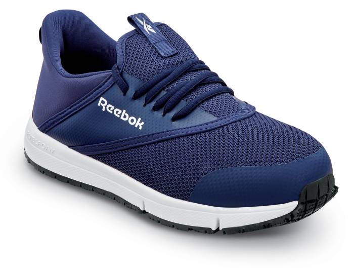 view #1 of: Reebok Work SRB063 DayStart Work, Women's, Blue/White, Steel Toe, EH, MaxTRAX Slip Resistant, Low Athletic, Work Shoe