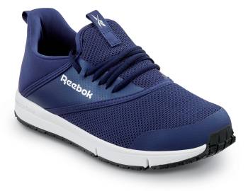 Zapato de trabajo atlÒtico antideslizante, EH ,con puntera de acero, de mujer, azul/blanco, Reebok Work SRB065 DayStart Work