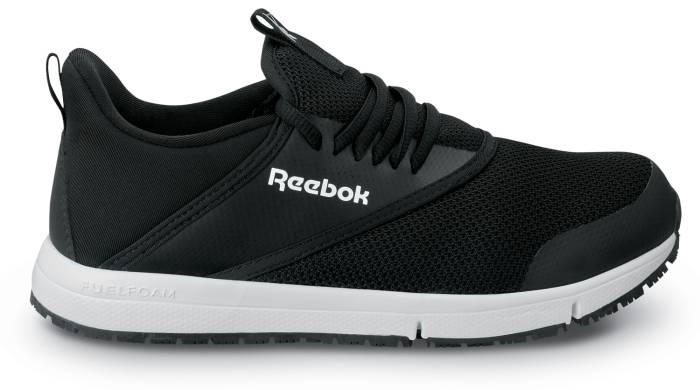 alternate view #2 of: Reebok Work SRB066 DayStart Work, Women's, Black/White, Soft Toe, EH, MaxTRAX Slip Resistant, Low Athletic, Work Shoe