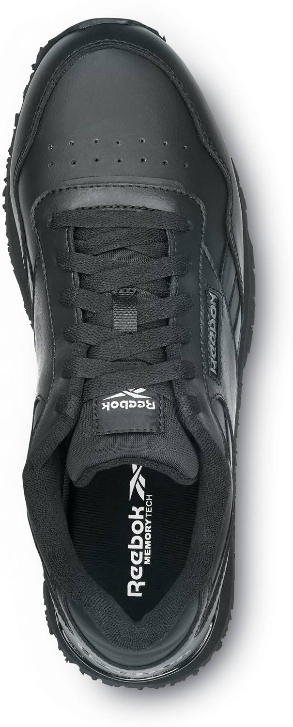 alternate view #4 of: Reebok Work SRB1953 Harman, Men's, Black, Retro Jogger Style, EH, MaxTRAX Slip Resistant, Soft Toe Work Shoe