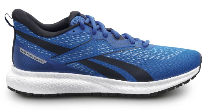 alternate view #2 of: Reebok Work SRB3312 Floatride Energy, Men's, Blue/White, Athletic Style, MaxTRAX Slip Resistant, Soft Toe Work Shoe