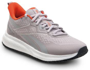 Zapato de trabajo, con puntera blanda, antideslizante MaxTRAX, estilo atlÒtico, gris/durazno, de mujer, Reebok Work SRB336 Floatride Energy