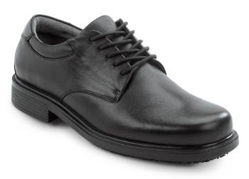 Zapato de trabajo con puntera blanda antideslizante MaxTRAX, estilo de vestir, negro, Huron, de hombre Rockport Works SRK6585