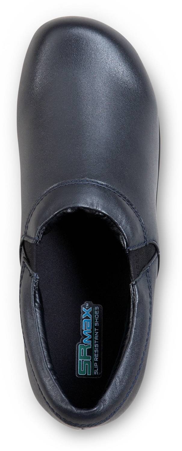 alternate view #4 of: SR Max SRM130 Geneva, Women's, Blue, Clog Style, MaxTRAX Slip Resistant, Soft Toe Work Shoe