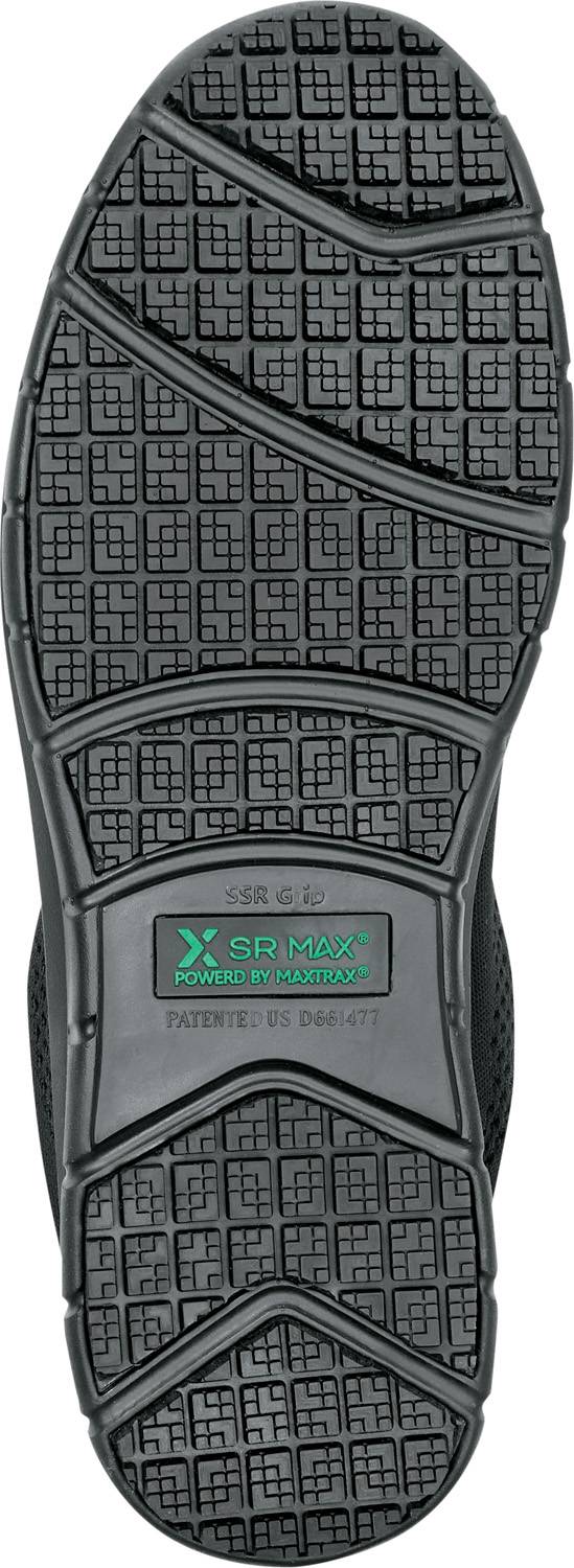 alternate view #5 of: SR Max SRM156 Anniston, Women's, Black, Slip On Athletic Style, EH, MaxTRAX Slip Resistant, Soft Toe Work Shoe