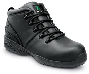 Zapato de trabajo, antideslizante MaxTRAX, impermeable, EH, con puntera de material compuesto, estilo senderismo, negro, de mujer, SR Max SRM285 Sitka