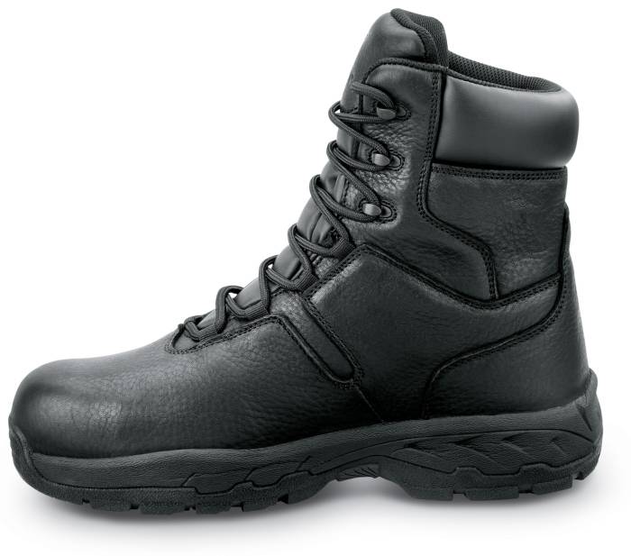 alternate view #3 of: Bota de trabajo, antideslizante MaxTRAX, aislada, impermeable, EH, con puntera de material compuesto, de 8 pulgadas, negra, de hombre, SR Max SRM2950 Bear