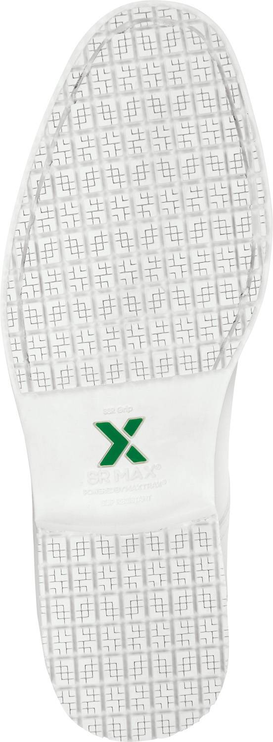 alternate view #5 of: SR Max SRM3540 Arlington, Men's, White, Dress Style, MaxTRAX Slip Resistant, Soft Toe Work Shoe