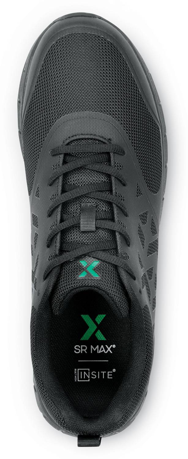 alternate view #4 of: SR Max SRM4200 Wake, Men's, Black, Athletic Style, MaxTRAX Slip Resistant, Soft Toe Work Shoe