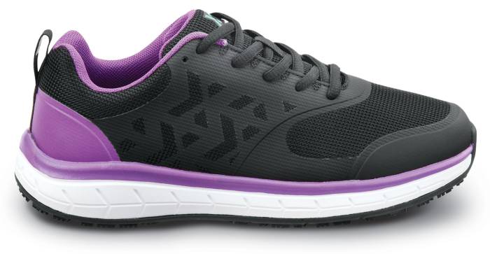 alternate view #2 of: SR Max SRM422 Wake, Women's, Black/Purple, Athletic Style, MaxTRAX Slip Resistant, Soft Toe Work Shoe