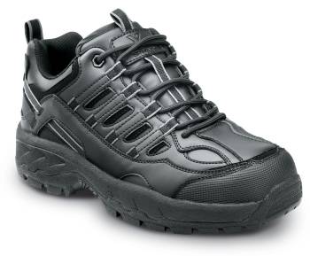 Zapato de trabajo con puntera blanda, antideslizante MaxTRAX, estilo atlÒtico negro, de hombre, SR Max SRM4500 Carbondale