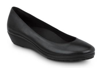 Zapato de trabajo con puntera blanda, antideslizante MaxTRAX, estilo de vestir con cu±a, negro, de mujer, SR Max SRM515 Bristol