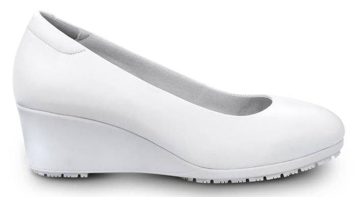 alternate view #2 of: SR Max SRM554 Orlando, Women's, White, High Wedge Dress Style, MaxTRAX Slip Resistant, Soft Toe Work Shoe