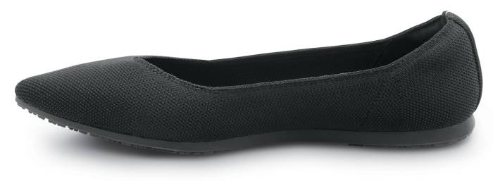 alternate view #4 of: SR Max SRM591 Albright, Women's, Jetsetting Black, MaxTRAX Slip Resistant, Soft Toe, Dress Flat, Work Shoe