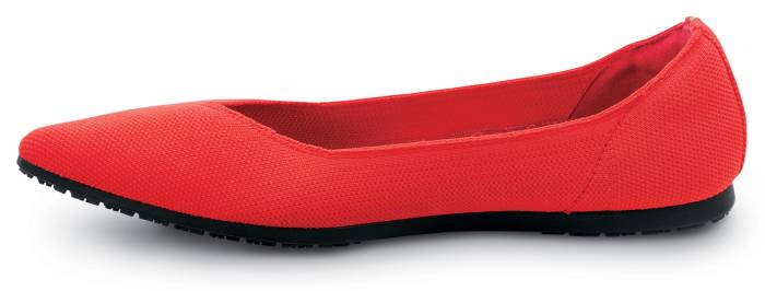 alternate view #4 of: SR Max SRM594 Albright, Women's, Red Letter Day, MaxTRAX Slip Resistant, Soft Toe, Dress Flat, Work Shoe