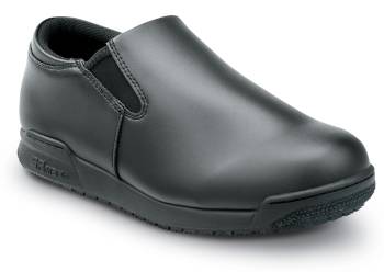 Zapato de trabajo con puntera blanda, antideslizante MaxTRAX, pancha estilo Oxford negra, de mujer, SR Max SRM641 Ashland