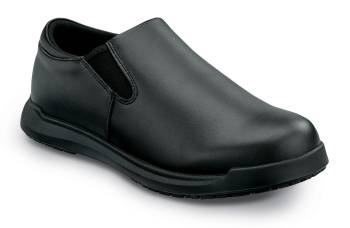 Zapato de trabajo con puntera blanda, antideslizante MaxTRAX, pancha estilo Oxford negra, de mujer, SR Max SRM671 Ashland II