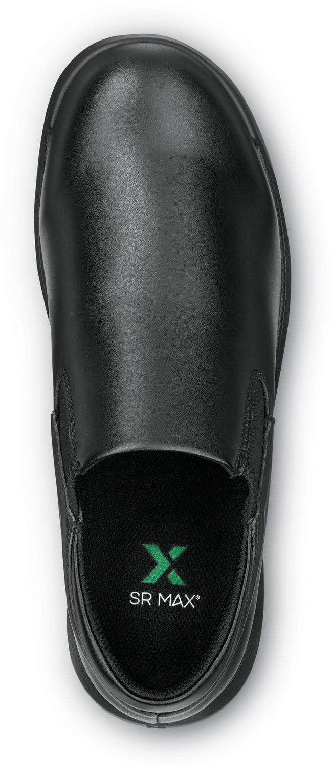 alternate view #4 of: SR Max SRM6710 Ashland II, Men's, Black Soft Toe, MaxTRAX Slip Resistant, Slip On, Work Shoe