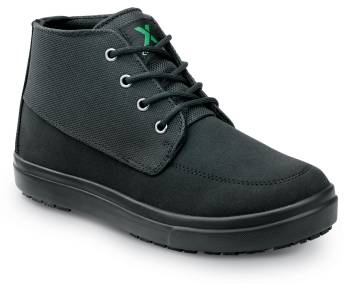 Zapato de trabajo con puntera blanda, antideslizante MaxTRAX, estilo Chukka, negro, de mujer SR Max SRM680 Jackson